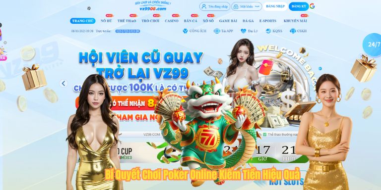 Bí Quyết Chơi Poker Online Kiếm Tiền Hiệu Quả