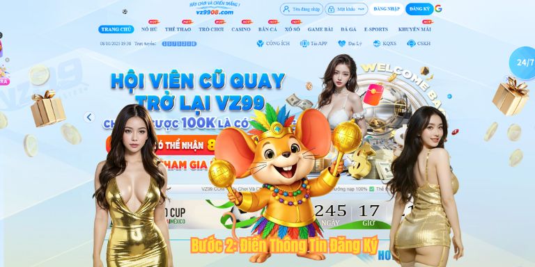 Bước 2: Điền Thông Tin Đăng Ký