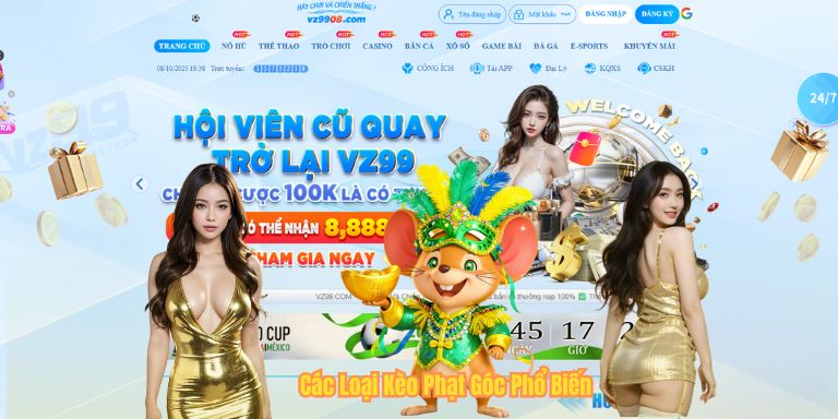 Các Loại Kèo Phạt Góc Phổ Biến