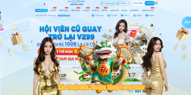 Các Thuật Ngữ Thường Dùng Trong Poker