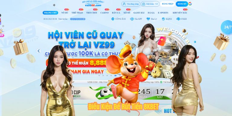 Điều Kiện Để Rút Tiền 8KBET