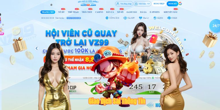 Giao Dịch Sai Thông Tin