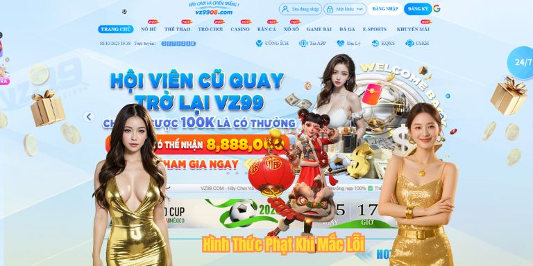 Hình Thức Phạt Khi Mắc Lỗi