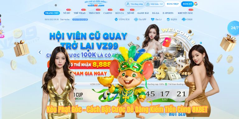 Kèo Phạt Góc – Cách Đặt Cược Dễ Dàng Kiếm Tiền Cùng 8KBET