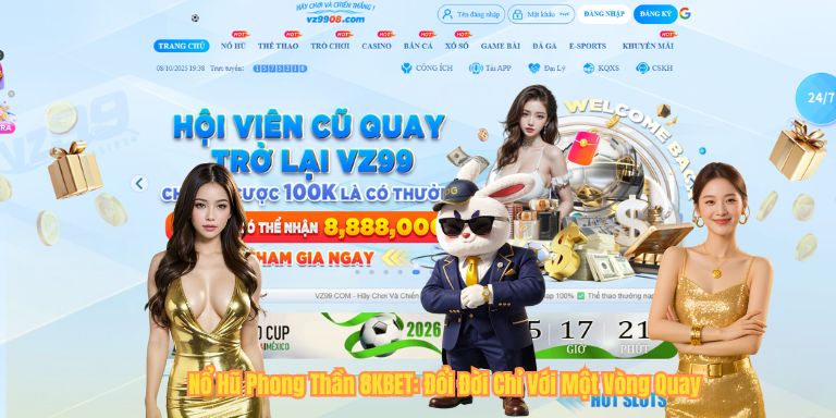 Nổ Hũ Phong Thần 8KBET: Đổi Đời Chỉ Với Một Vòng Quay