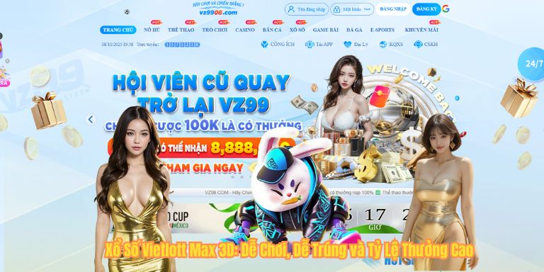Xổ Số Vietlott Max 3D: Dễ Chơi, Dễ Trúng và Tỷ Lệ Thưởng Cao
